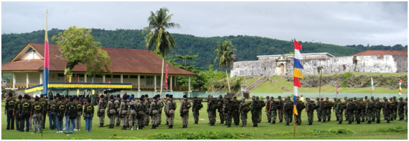 forts coloniaux dans les Moluques