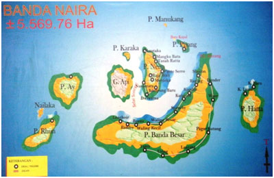 epices îles Banda Indonésie