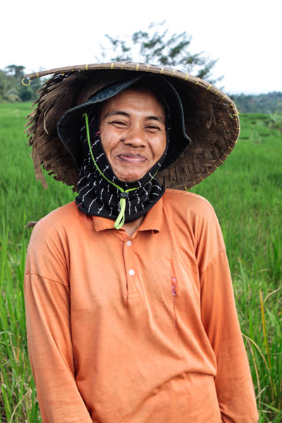 paysanne à Bali
