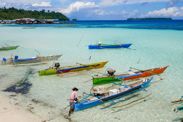 pêcheurs îles Togian Sulawesi