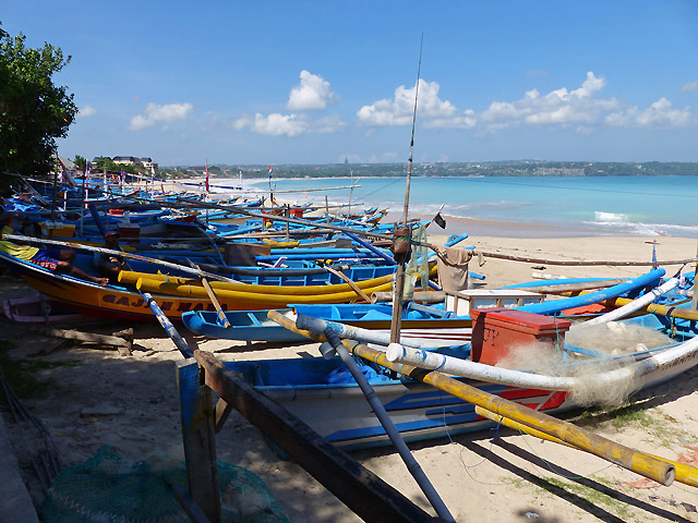 Bali Jimbaran marché poissons