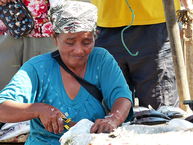 Bali Jimbaran marché poissons