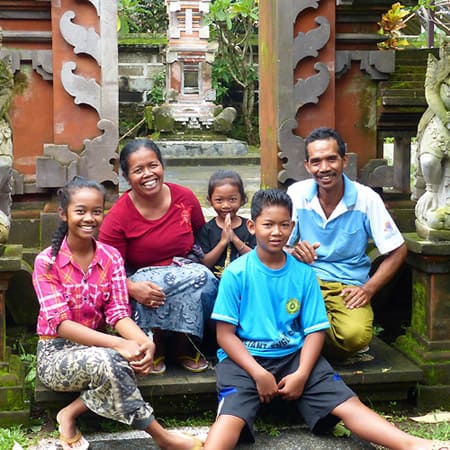 Chez l'habitant à Bali