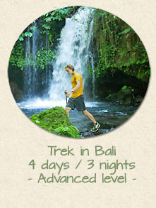 Trek 3 days Bali