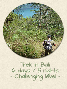Trek 5 days Bali