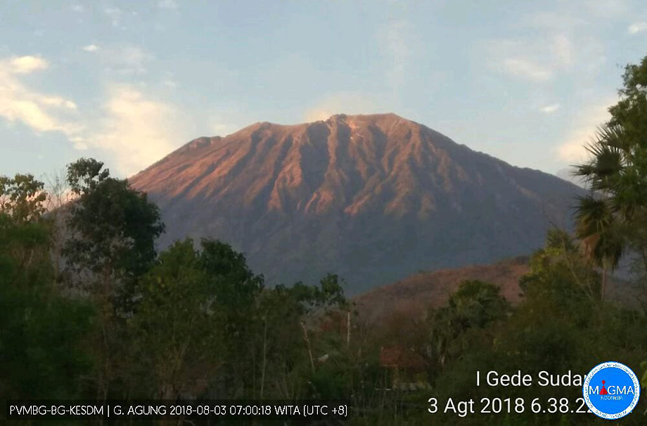 Volcan Agung Bali