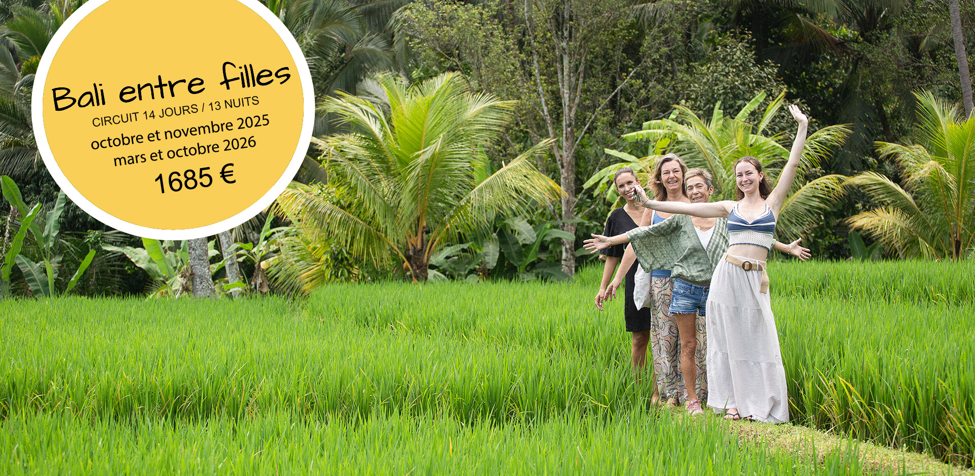 Voyage entre filles Bali